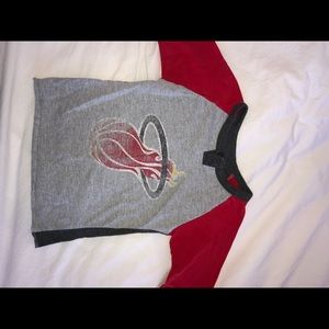 cute miami heat long sleeve tee